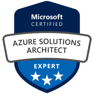 Microsoft Azure Architect Certification logo.