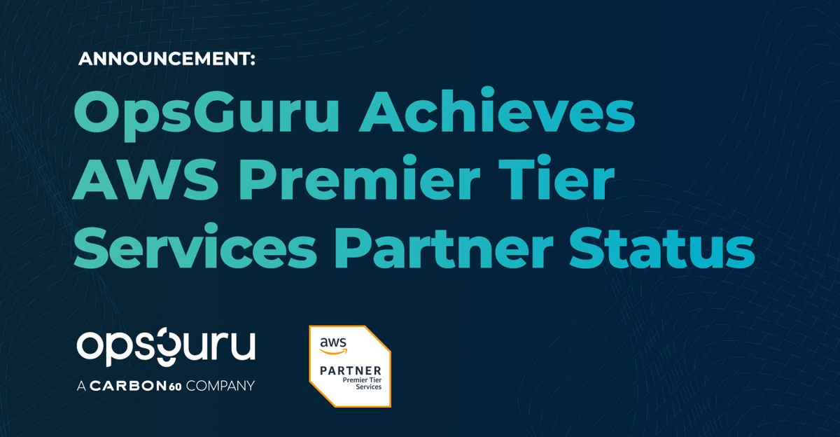 OpsGuru recognized as Canada’s leader in AWS cloud solutions, with world-class AWS Premier Partner Status