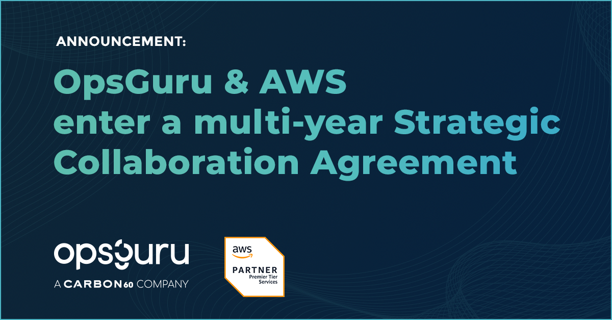 OG & AWS enter a multi-year Strategic Collaboration Agreement Announcement