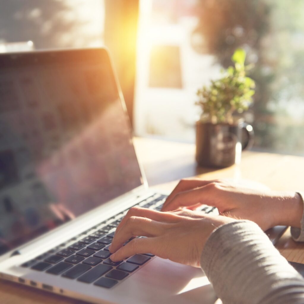 Remote employee leveraging Azure Virtual Desktop Service